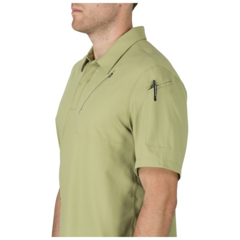 Футболка Поло тактична з коротким рукавом 5.11 ODYSSEY POLO - SHORT SLEEVE, Mosstone