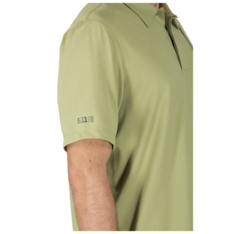 Футболка Поло тактична з коротким рукавом 5.11 ODYSSEY POLO - SHORT SLEEVE, Mosstone