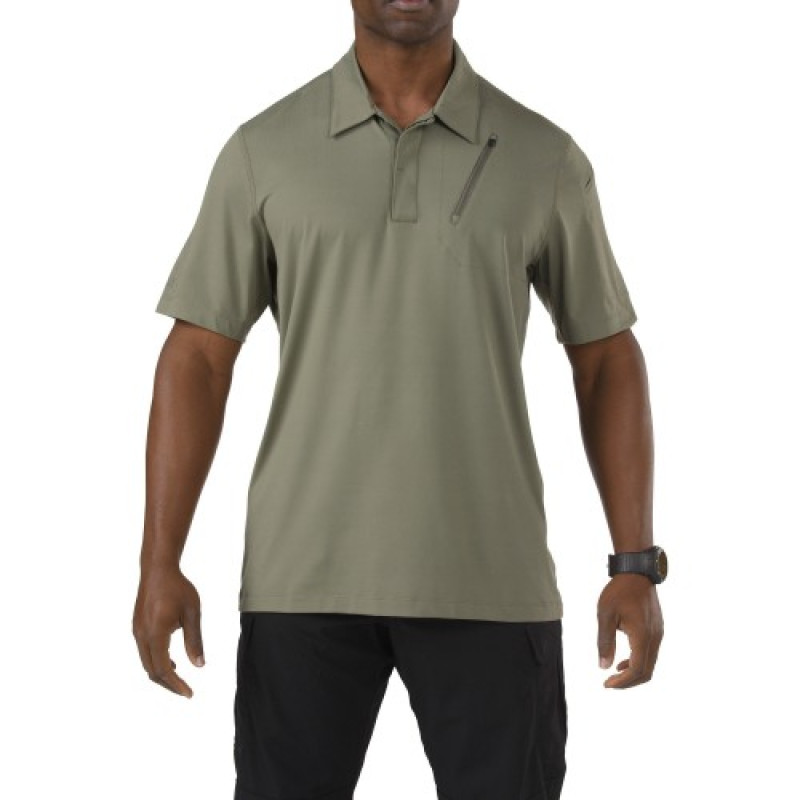 Футболка Поло тактична з коротким рукавом 5.11 ODYSSEY POLO - SHORT SLEEVE, Sage Green