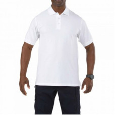 Футболка Поло тактична з коротким рукавом 5.11 Tactical Professional Polo - Short Sleeve, White