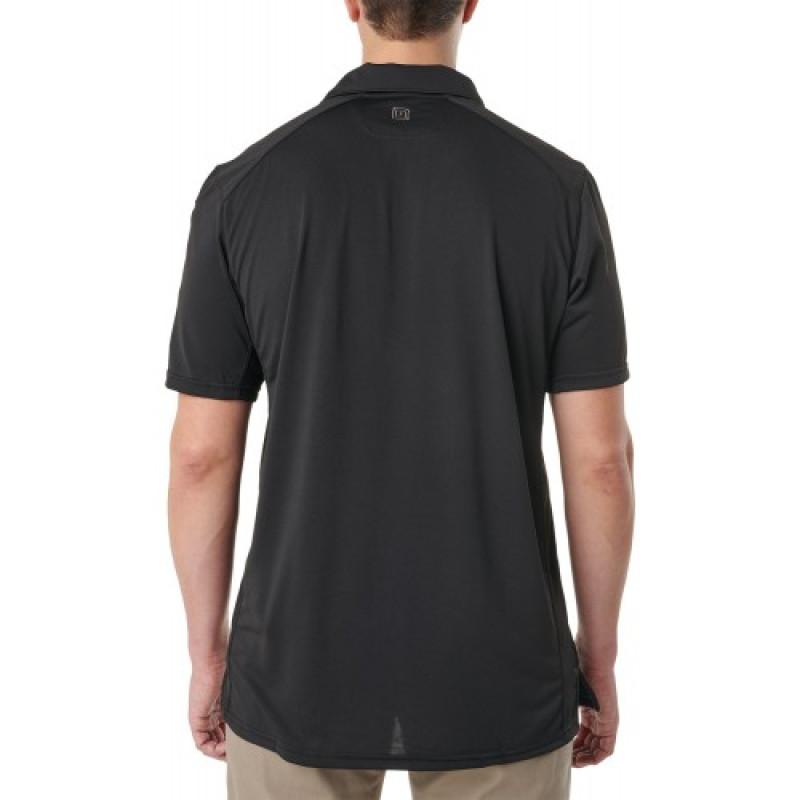 Футболка поло тактическая с коротким рукавом 5.11 РARAMOUNT SHORT SLEEVE POLO, Black