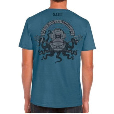 Футболка з малюнком 5.11 Tactical Release the Kraken, Indigo