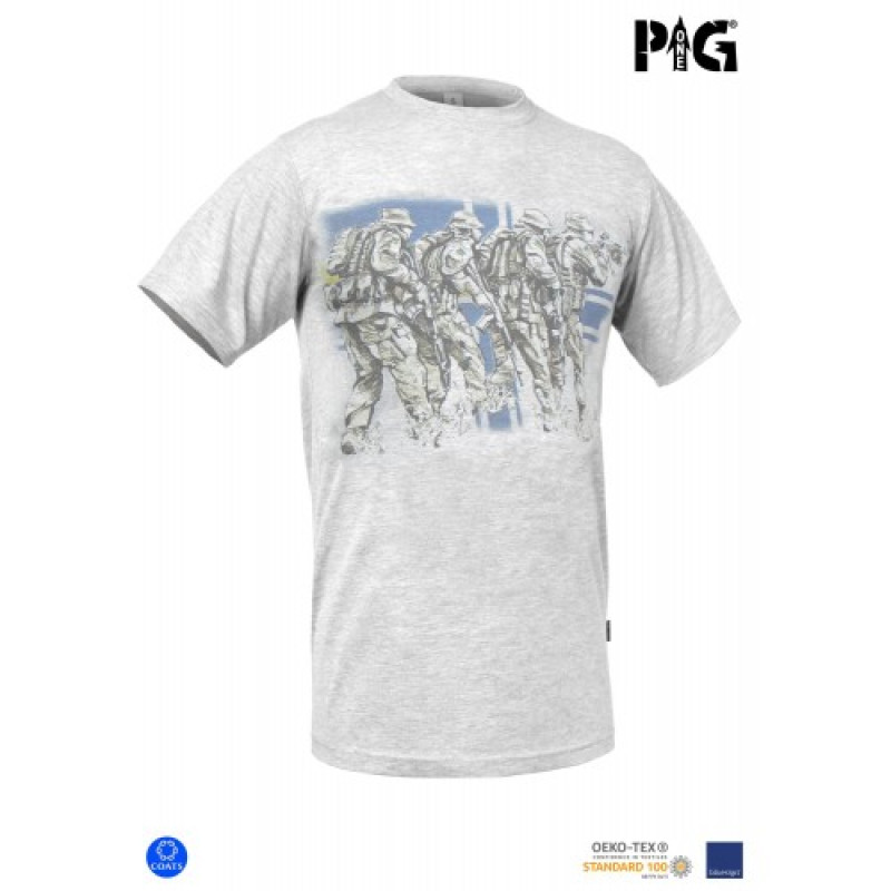 Футболка с рисунком UA Marines, Iron Grey