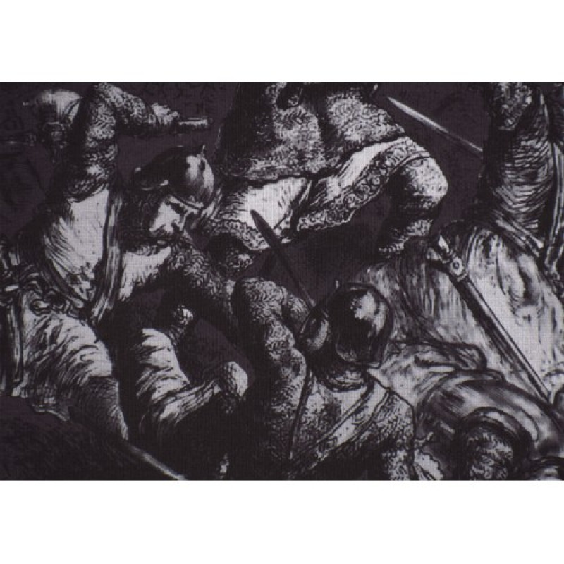 Футболка с рисунком Битва при Ашдауне, Graphite