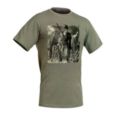 Футболка с рисунком Козак, Olive Drab