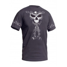 Футболка с рисунком Терновый Череп, Graphite