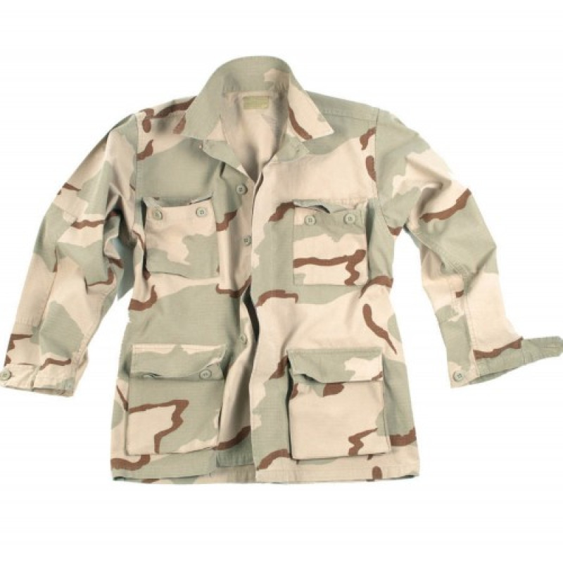 Китель польовий BDU US (штучно зістарений), Пустельний камуфляж