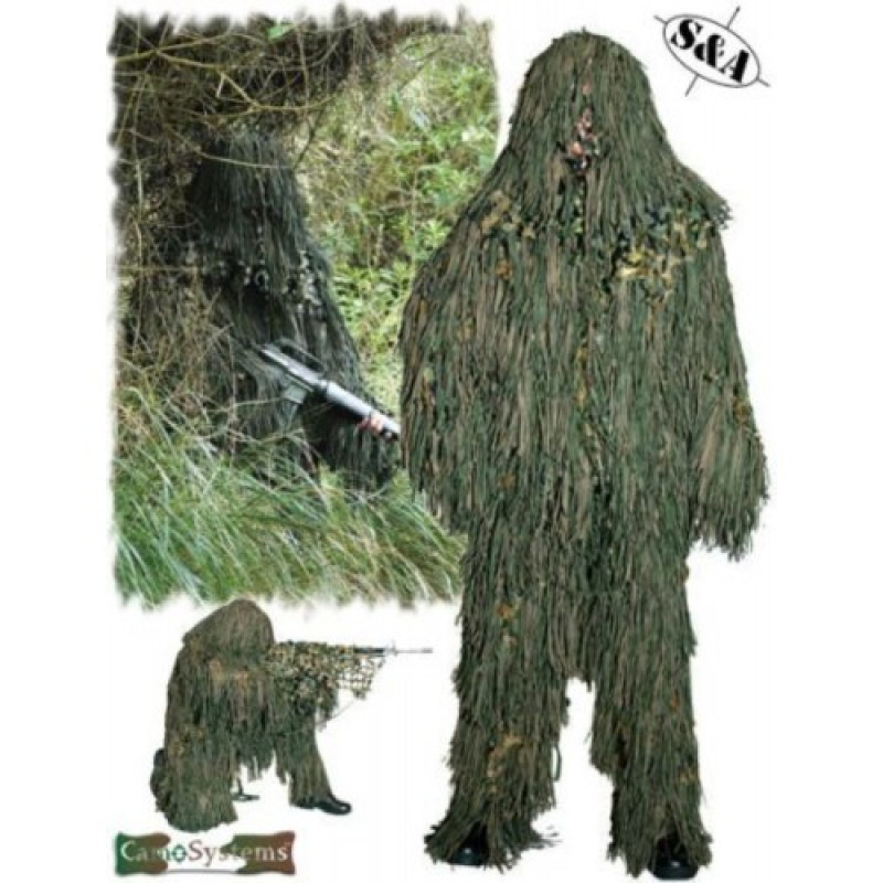 Костюм маскировочный GHILLIE JACKAL WOODLAND CAMO SYSTEMS, Woodland