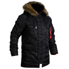 Куртка Аляска Slim Fit N-3B Black