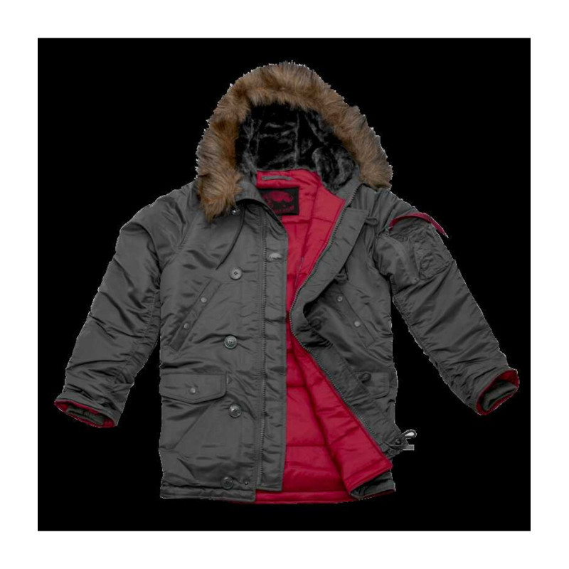 Куртка Аляска Slim Fit N-3B Gray