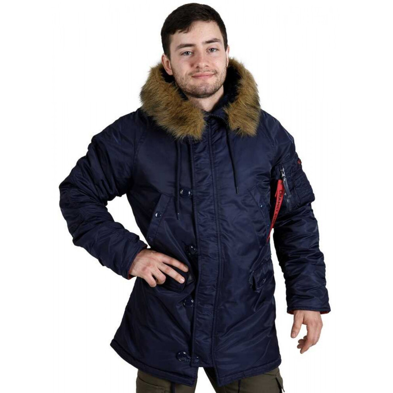 Куртка Аляска Slim Fit N-3B Navy