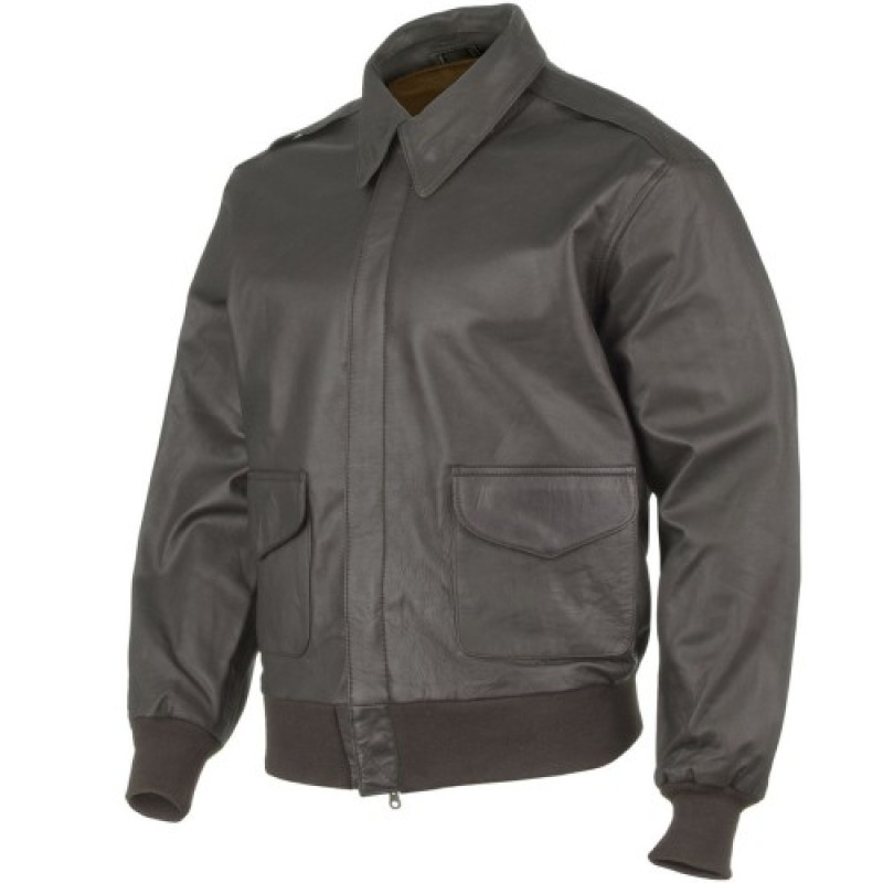 Куртка лётная кожаная американская A2, Brown арт. 10460009