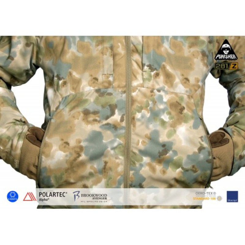 Куртка польова демісезонна PCWPJ-Alpha, Covert Arid Camo Pat. D 697,319