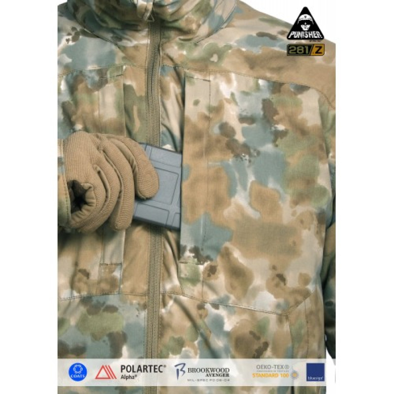 Куртка польова демісезонна PCWPJ-Alpha, Covert Arid Camo Pat. D 697,319