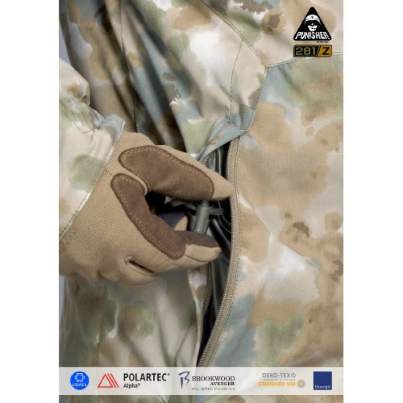 Куртка польова демісезонна PCWPJ-Alpha, Covert Arid Camo Pat. D 697,319