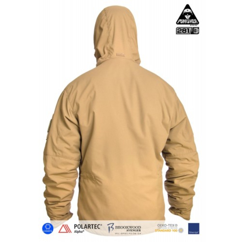 Куртка полевая демисезонная PCWPJ-Alpha (Punisher Combat Winter Patrol Jacket Polartec Alpha), Coyote Brown
