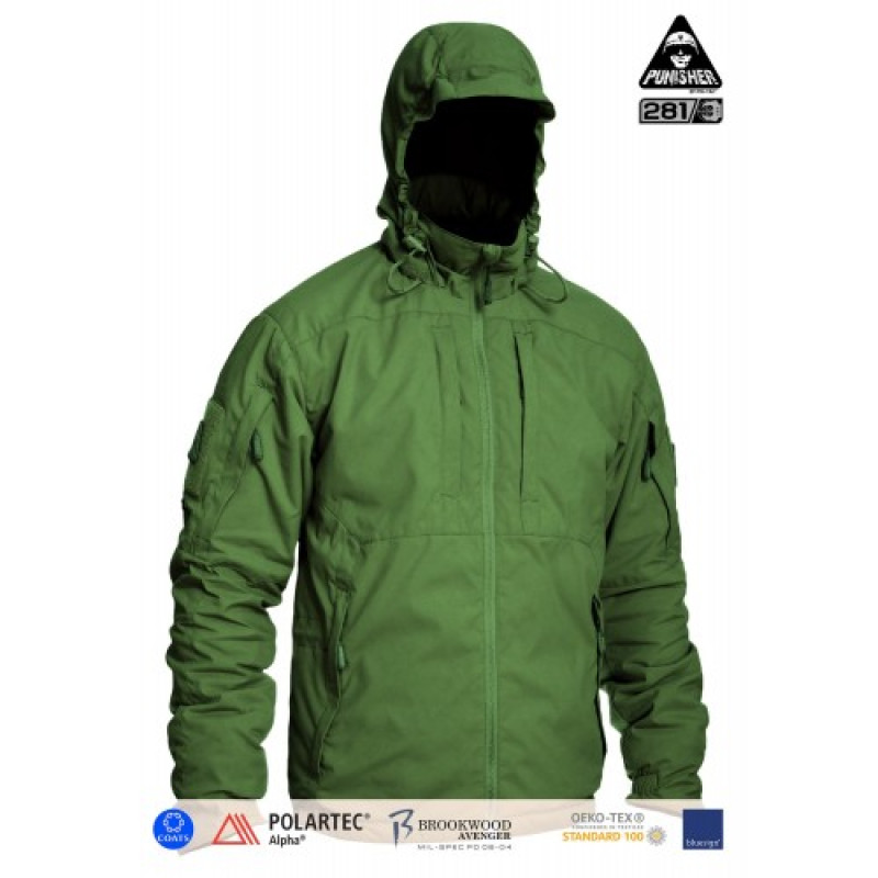 Куртка польова демісезонна PCWPJ-Alpha (Punisher Combat Winter Patrol Jacket Polartec Alpha), Olive Drab