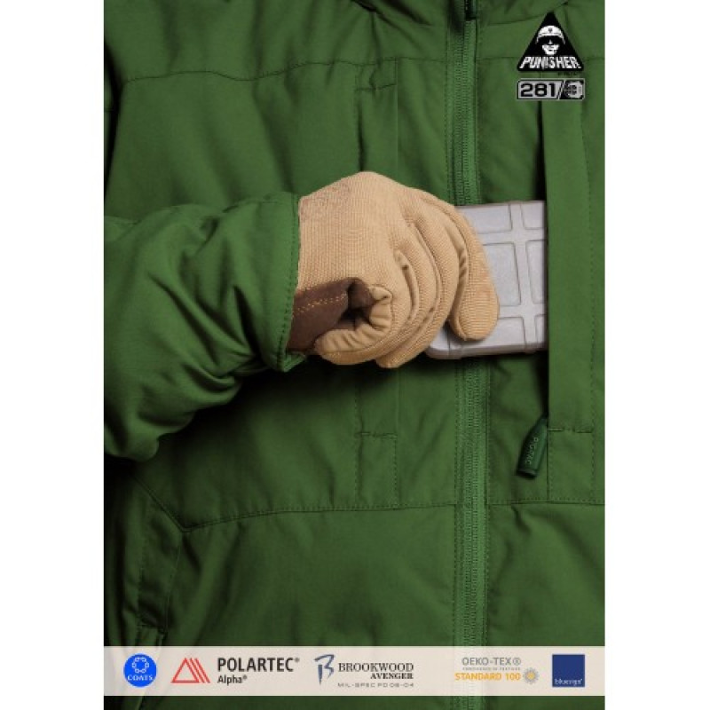 Куртка польова демісезонна PCWPJ-Alpha (Punisher Combat Winter Patrol Jacket Polartec Alpha), Olive Drab
