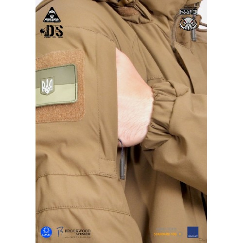 Куртка полевая всесезонная AMCS-J (All-weather Military Climbing Suit -Jacket), Coyote Brown