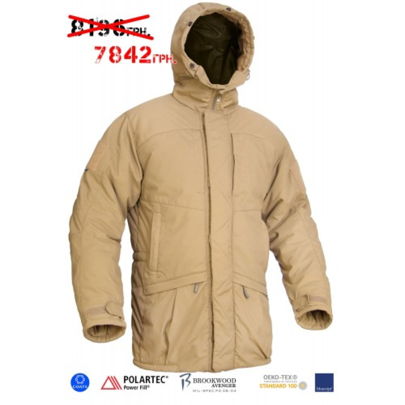 Куртка польова зимова PCWAJ-Power Fill (Punisher Combat Winter Ambush Jacket Polartec Power Fill), Coyote Brown