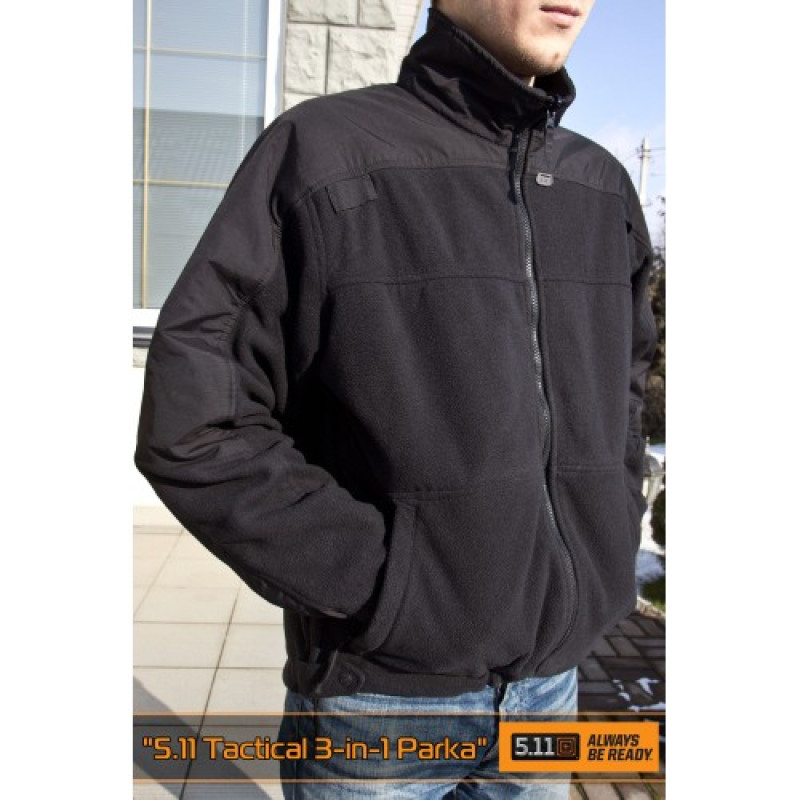 Куртка тактическая демисезонная 5.11 Tactical 3-in-1 Parka, Black
