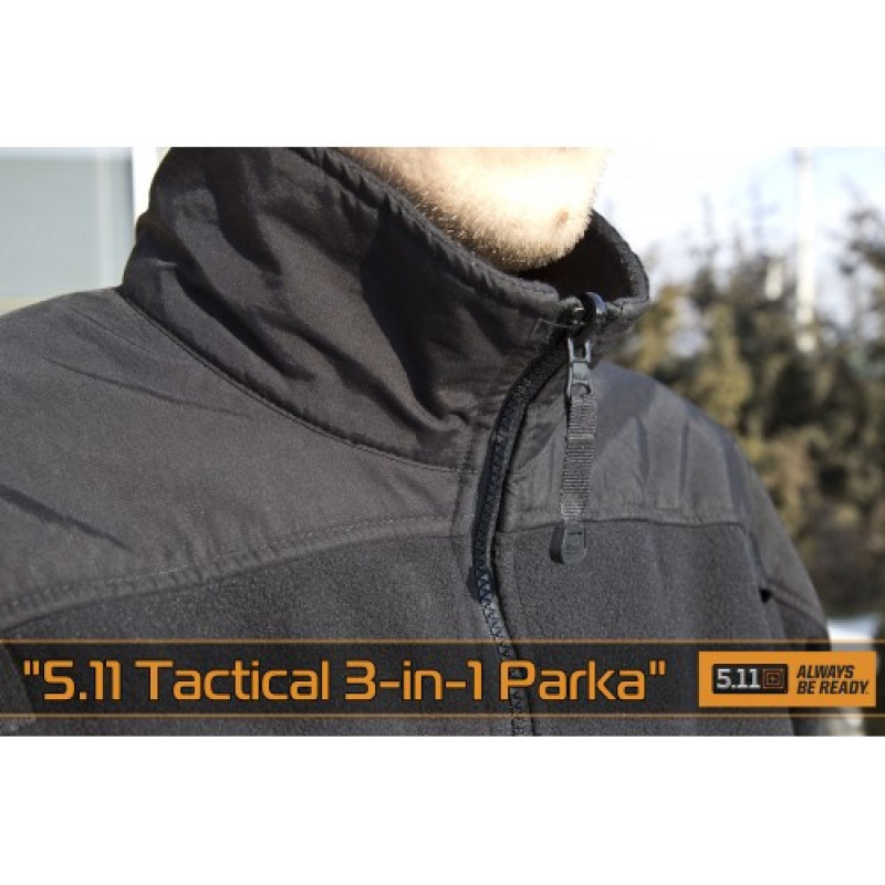 Куртка тактическая демисезонная 5.11 Tactical 3-in-1 Parka, Black