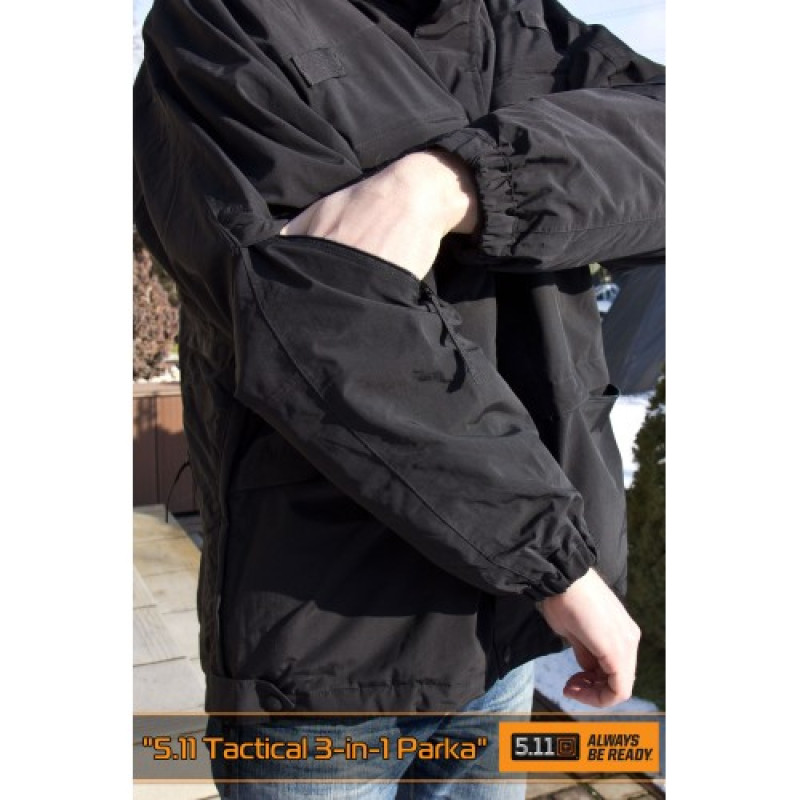 Куртка тактическая демисезонная 5.11 Tactical 3-in-1 Parka, Black