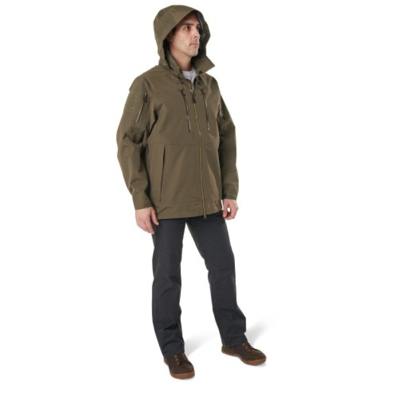 Куртка тактична вологозахисна 5.11 Approach Jacket, Tundra