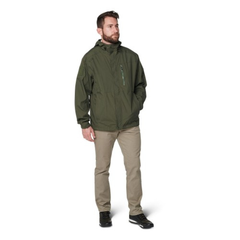 Куртка тактическая влагозащитная 5.11 Aurora Shell Jacket, Moss