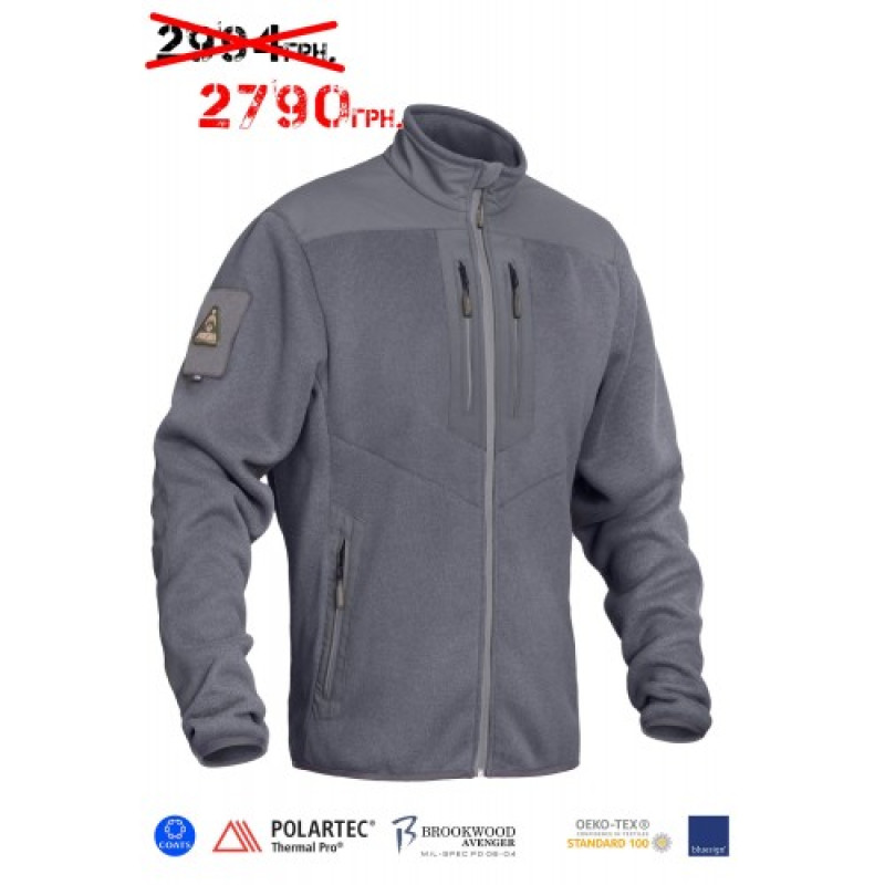 Куртка утепляющая зимняя PCWJ-Thermal Pro (Punisher Combat Warmer Jacket Polartec Thermal Pro), Graphite