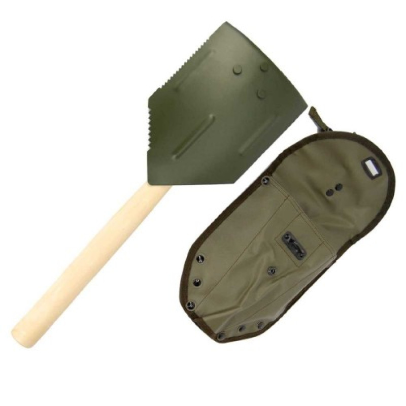 Лопата с чехлом складная американская, Olive