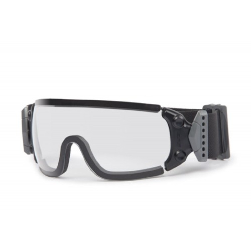 Маска захисна для повітрянодесантних підрозділів ESS Jumpmaster Black Clr, CLEAR