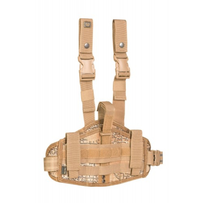 Настегнана кобура-підсумок універсальний MOLLE UPH (Uni.Pouch-Holster), Varan camo Pat.31143/31140