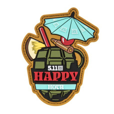 Нашивка 5.11 Tactical Happy Hour Patch, Red