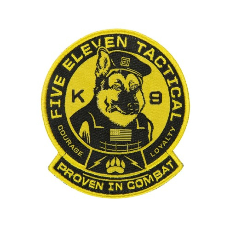 Нашивка 5.11 Tactical K9 Patch, Gold