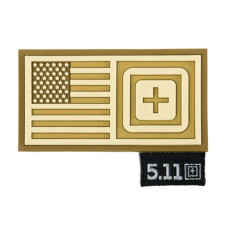 Нашивка 5.11 Tactical Short Stack Patch, Coyote