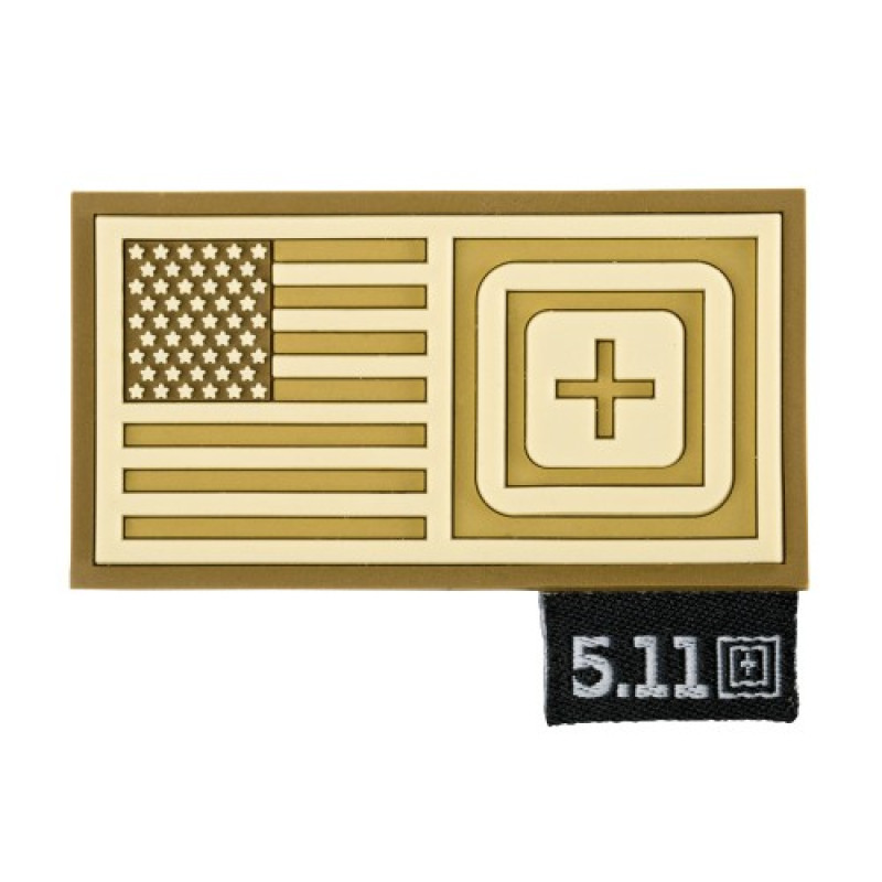 Нашивка 5.11 Tactical Short Stack Patch, Coyote