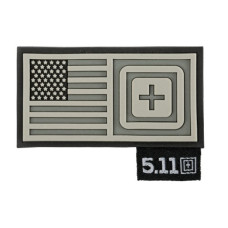 Нашивка 5.11 Tactical Short Stack Patch, Double Tap