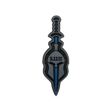 Нашивка 5.11 Tactical Spartan Blue Line Patch, Blue
