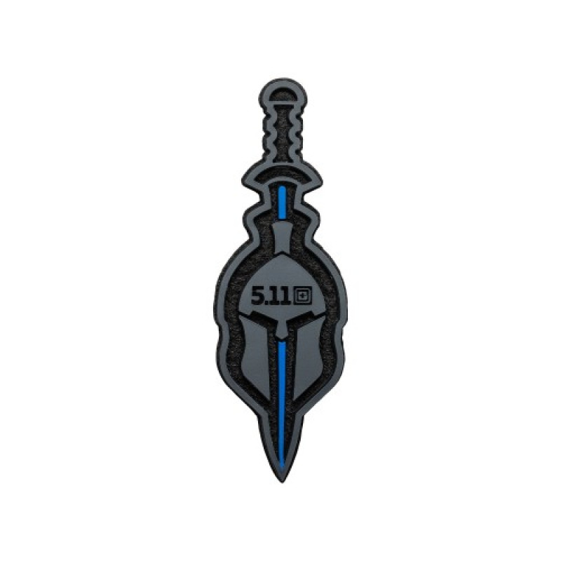Нашивка 5.11 Tactical Spartan Blue Line Patch, Blue