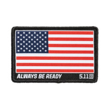 Нашивка 5.11 Tactical USA Flag Woven Patch, Red