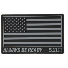 Нашивка 5.11 Tactical USA Patch Black