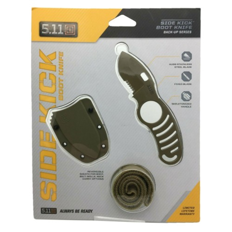 Ніж 5.11 Tactical Sidekick Boot Knife, Sandstone