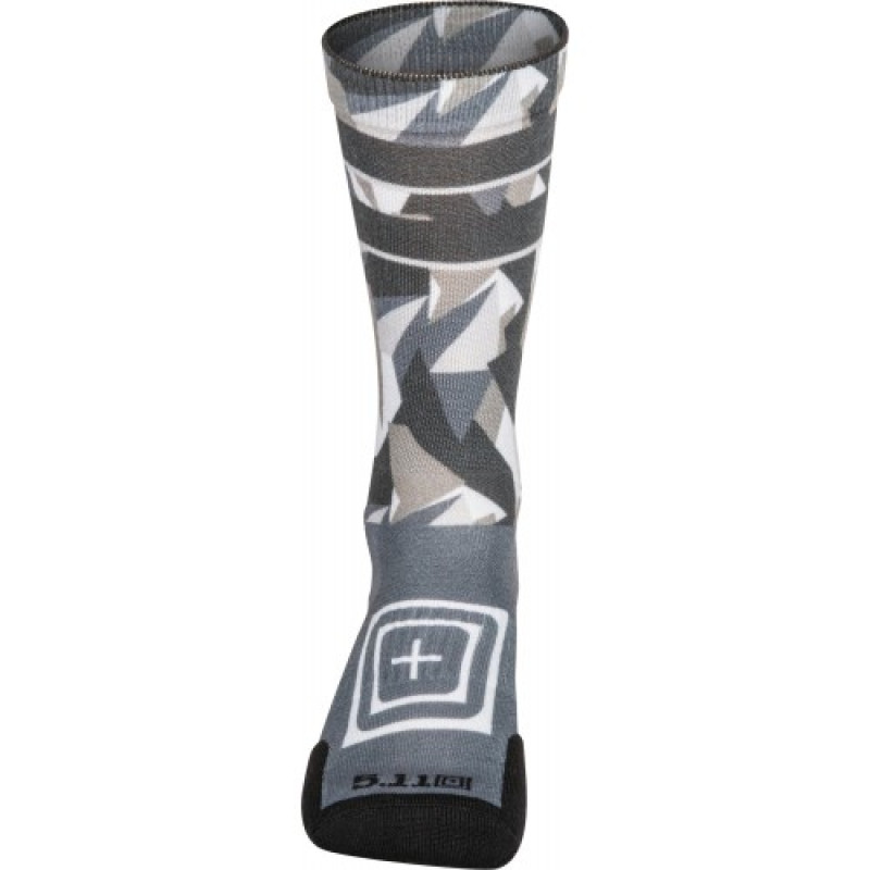 Шкарпетки 5.11 Tactical SOCK & AWE CREW DAZZLE, Cool Grey