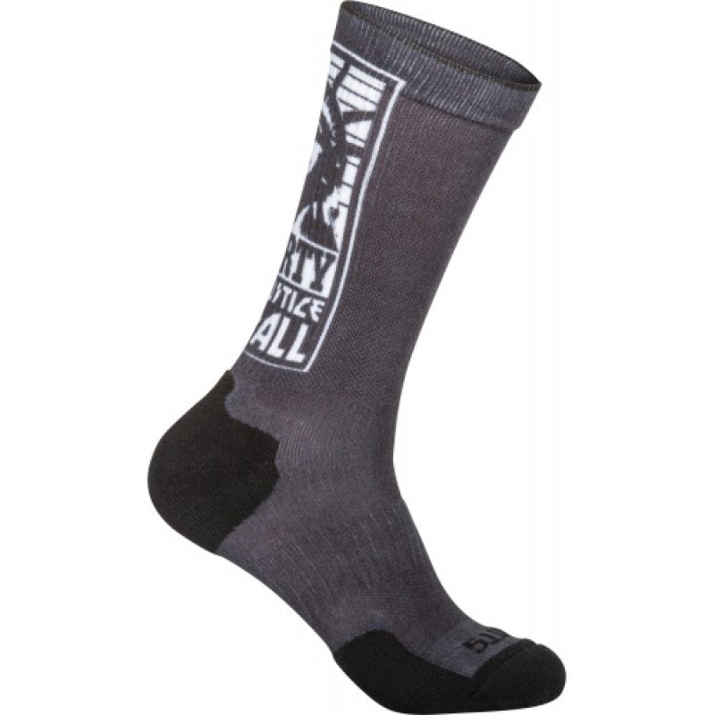 Шкарпетки 5.11 Tactical SOCK & AWE CREW LIBERTY, Black