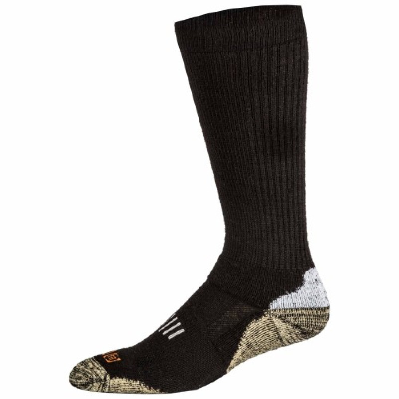 Носки тактические 5.11 Tactical Merino OTC Boot Sock, Black