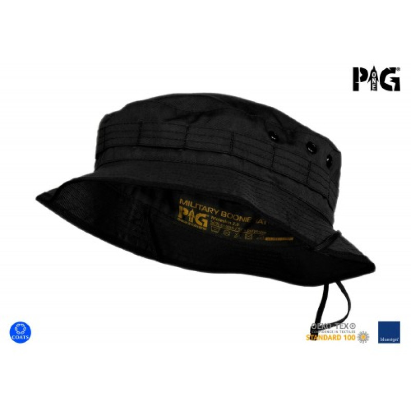 Панама военная полевая MBH (Military Boonie Hat) - Moleskin 2.0, Combat Black