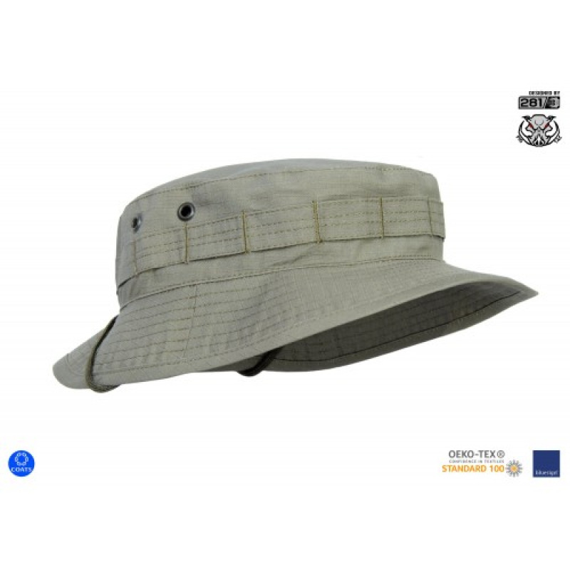 Панама военная полевая MBH (Military Boonie Hat) - Reinforced Canvas, Stone Grey