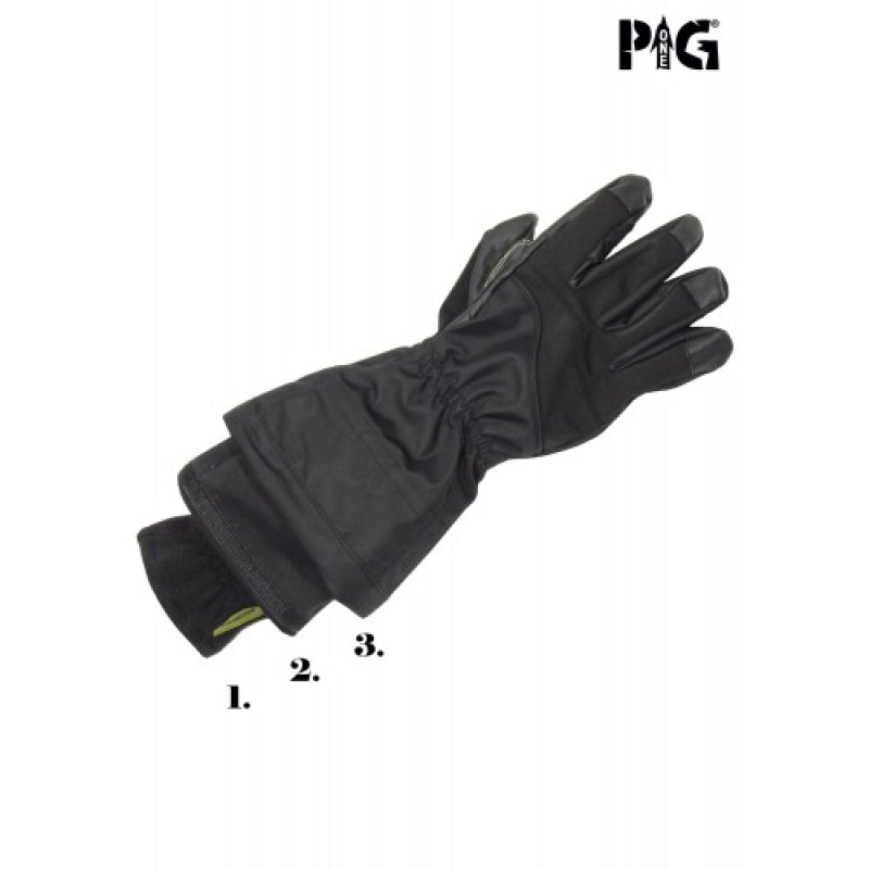 Перчатки полевые зимние PCWG (Punisher Combat Winter Gloves-Modular), Combat Black
