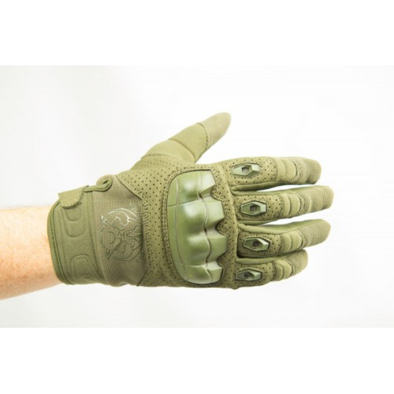 Перчатки стрелковые FKG (Fast knuckles gloves), Olive Green